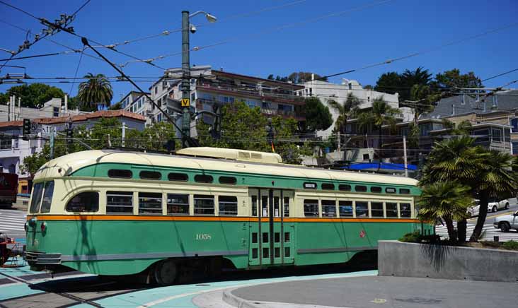 MUNI PCC streetcar 1058 Chicago